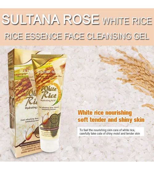Sultana Rose White Rice Essence Cleansing Gel 130g
